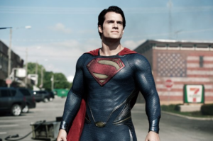 Cavill as Superman